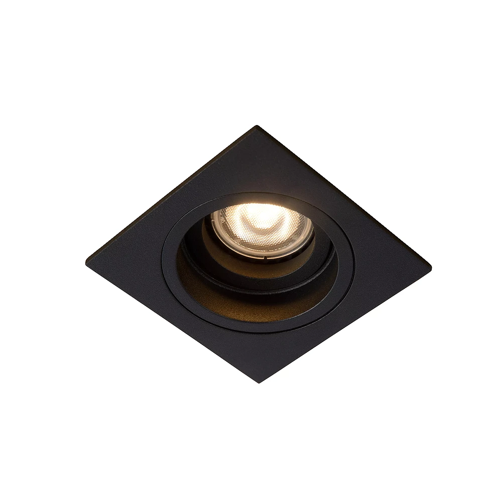 EMBED recessed spotlight 1xGU10 Black (Lucide)