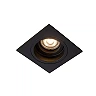 EMBED recessed spotlight 1xGU10 Black (Lucide)