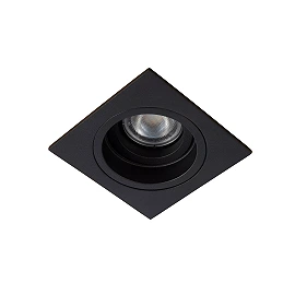 EMBED recessed spotlight 1xGU10 Black (Lucide)