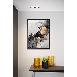 EMBED recessed spotlight 2xGU10 Black (Lucide)