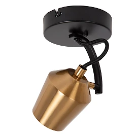 EMILE ceiling spotlight Ø10.5 cm 1xGU10 matt gold / brass (Lucide)