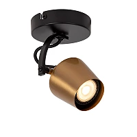 EMILE ceiling spotlight Ø10.5 cm 1xGU10 matt gold / brass (Lucide)