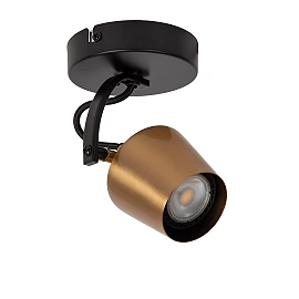 EMILE ceiling spotlight Ø10.5 cm 1xGU10 matt gold / brass (Lucide)