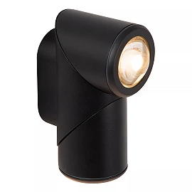 ERIN Wall spotlight Indoor/Outdoor 2x5W Integrated LED IP65 Black (Lucide)