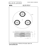 ERYN ceiling light Ø38 cm 3xG9 42 W chrome (Lucide)