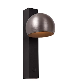 ESFERA wall light LED dimmable 9W 2700K grey iron (Lucide)