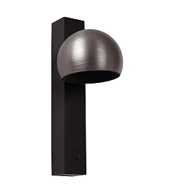 ESFERA wall light LED dimmable 9W 2700K grey iron (Lucide)