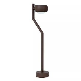 ESTAL outdoor bollard light LED 9W 2700K IP54 rust brown (Lucide)