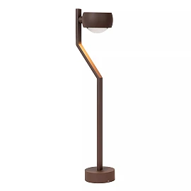 ESTAL outdoor bollard light LED 9W 2700K IP54 rust brown (Lucide)