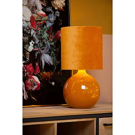 ESTERAD Table lamp Ø24 cm 1xE14 ocher yellow (Lucide)