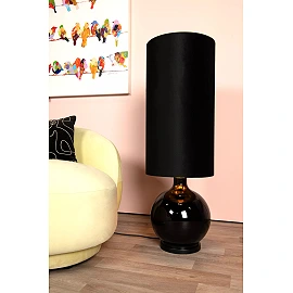 ESTERAD Floor lamp Ø34 cm 1xE27 black (Lucide)