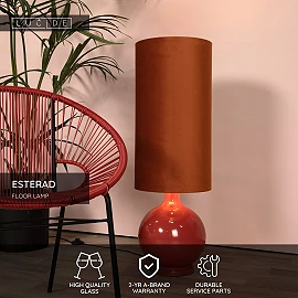 ESTERAD Floor lamp Ø34 cm 1xE27 orange (Lucide)