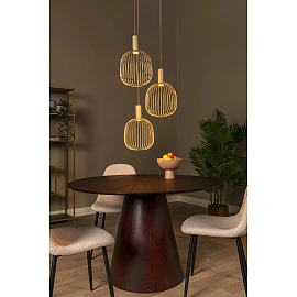 ESTEREL pendant light 3xGU10 MR11 Taupe (Lucide)