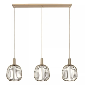 ESTEREL pendant light 3xGU10 MR11 Taupe (Lucide)