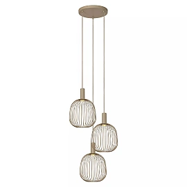 ESTEREL pendant light 3xGU10 MR11 Taupe (Lucide)