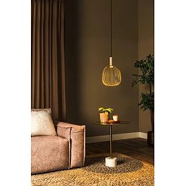 ESTEREL pendant light Ø 25 cm 1xGU10 MR11 Taupe (Lucide)