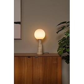 EVIN Galda lampa 1x25W E27 opāla stikla (Lucide)