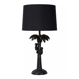 EXTRAVAGANZA COCONUT galda lampa Ø30.5 cm 1 x 60 W E27 melna (Lucide)