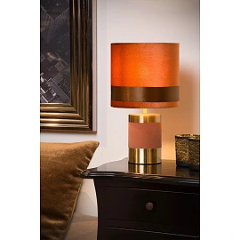 EXTRAVAGANZA FRIZZLE table lamp E14 brown (Lucide)