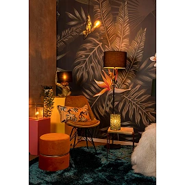 EXTRAVAGANZA FRIZZLE table lamp E14 brown (Lucide)
