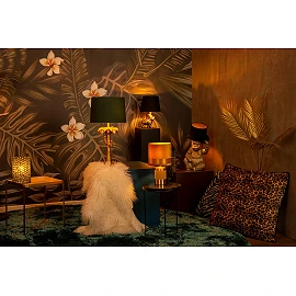 EXTRAVAGANZA FRIZZLE table lamp E14 brown (Lucide)