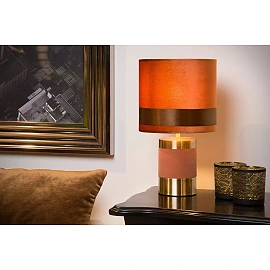 EXTRAVAGANZA FRIZZLE table lamp E14 brown (Lucide)