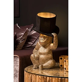 EXTRAVAGANZA GUST table lamp Ø22 cm 1 x 40 W E14 black (Lucide)