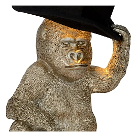 EXTRAVAGANZA GUST table lamp Ø22 cm 1 x 40 W E14 black (Lucide)