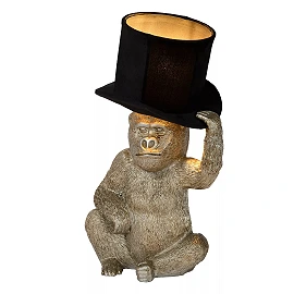 EXTRAVAGANZA GUST table lamp Ø22 cm 1 x 40 W E14 black (Lucide)