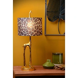 EXTRAVAGANZA MISS TALL table lamp Ø25 cm 1 x 60 W E27 matt gold / brass (Lucide)