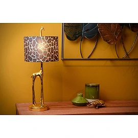 EXTRAVAGANZA MISS TALL table lamp Ø25 cm 1 x 60 W E27 matt gold / brass (Lucide)