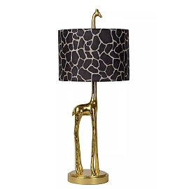 EXTRAVAGANZA MISS TALL table lamp Ø25 cm 1 x 60 W E27 matt gold / brass (Lucide)