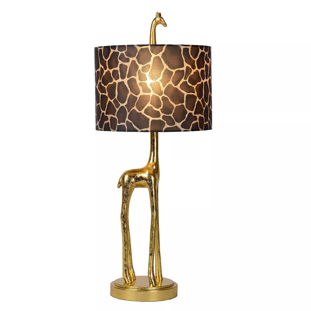 EXTRAVAGANZA MISS TALL table lamp Ø25 cm 1 x 60 W E27 matt gold / brass (Lucide)