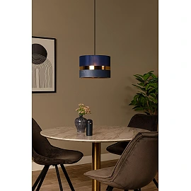 EXTRAVAGANZA TUSSE pendant light Ø30 E27 blue (Lucide)