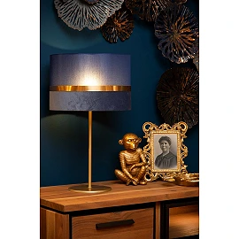EXTRAVAGANZA TUSSE table lamp Ø30 cm 1 x 40 W E14 blue (Lucide)