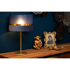 EXTRAVAGANZA TUSSE table lamp Ø30 cm 1 x 40 W E14 blue (Lucide)