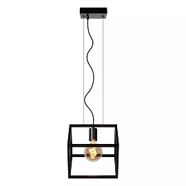 FABIAN Pendant light 1x40W E27 Black (Lucide)