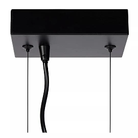 FABIAN Pendant light 1x40W E27 Black (Lucide)