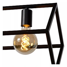 FABIAN Pendant light 4x40W E27 Black (Lucide)