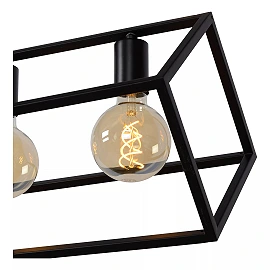 FABIAN Pendant light 6x40W E27 Black (Lucide)