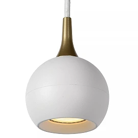 FAVORI piekaramā lampa 4xGU10 balta/matēta misiņa (Lucide)