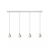 FAVORI pendant light 4xGU10 white/matt brass (Lucide)