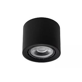 FEDLER griestu prožektors Ø12 1 x 12 W GU10 ES111 dim-to-warm melns (Lucide)