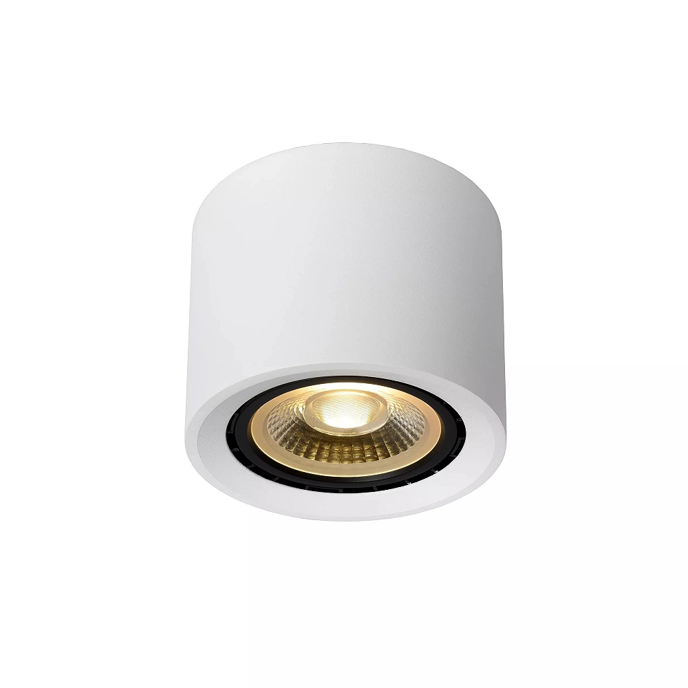 FEDLER griestu prožektors Ø12 cm 1 x 12 W GU10 ES111 dim-to-warm balts (Lucide)