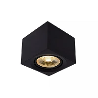 FEDLER griestu prožektors 12 x 12 cm 1 x 12 W GU10 ES111 dim-to-warm melns (Lucide)