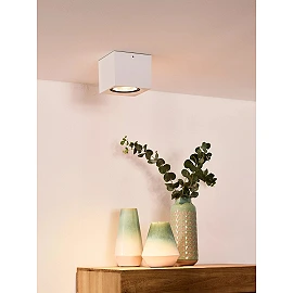 FEDLER griestu prožektors 12 x 12 cm 1 x 12 W GU10 ES111 dim-to-warm balts (Lucide)