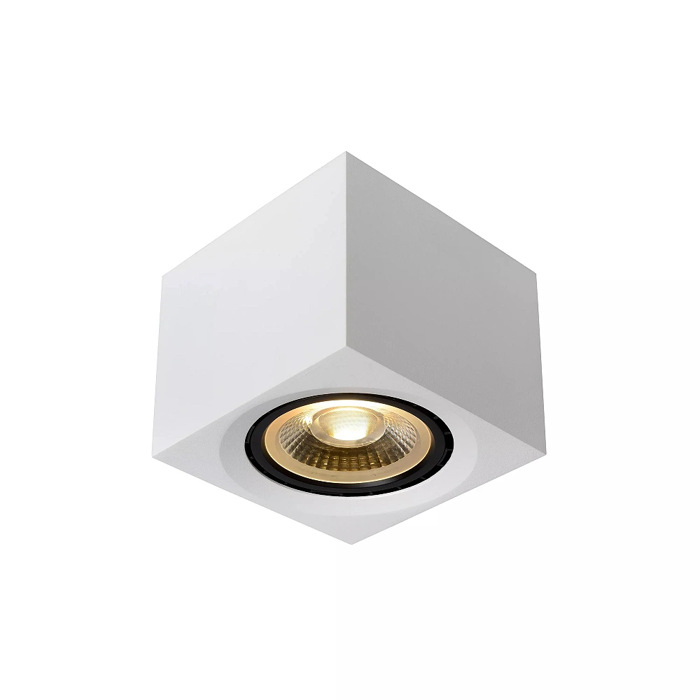 FEDLER griestu prožektors 12 x 12 cm 1 x 12 W GU10 ES111 dim-to-warm balts (Lucide)