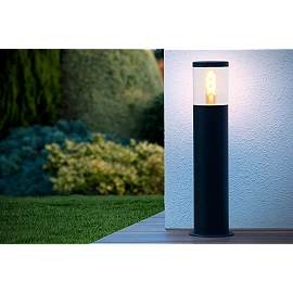 FEDOR bollard light 1x40W E27 black (Lucide)