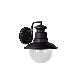 FIGO outdoor wall light 1xE27 black (Lucide)