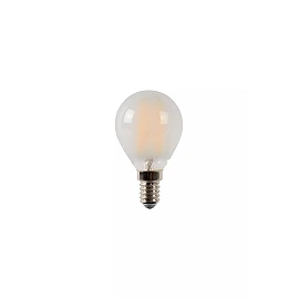 P45 filament LED bulb E14 1 × 4 W 400 lm 2700 K dimmable frosted (Lucide)